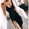 Casual Jurken Zomer Y2K Kleding Sexy Mode Mouwloze V-hals Bodycon Avondjurk Elegant Corset Bandage Party Voor Vrouwen 2023