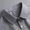 Kowądy koliści dla dorosłych kołnierz fałszywa koszula Ruffle Edge Exquite Solid Kolor Grey for Men Business Odłączony wystrój zimowy