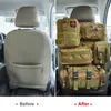 6 упаковок тактического органайзера для грузовика для хранения на заднем сиденье Сумка для хранения автомобильного сиденья Панели Molle для транспортных средств, автомобилей и внедорожников с множеством удобных отделений