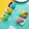 New Baby Fruit Feeder Cool Pacifiers Jouets de dentition Fresh Food Feeder Infant Fruit Nipple Pochettes en silicone pour les tout-petits Enfants Garçon Fille