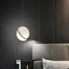 Lampe à suspension moderne salon salle à manger Bar Simple Style doré chambre chevet décoration ronde petite boule Led lustre