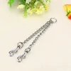 Dog Collars Stainless Steel Double Coupler 2 Way Safety Chain Leash For Two Pet Dogs Walking