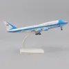 Aeronave Modle Metal Aeronave Modelo 20cm1 400 Air Force One B747 Metal Réplica Material de Liga com Ornamentos de Trem de Pouso Brinquedos Infantis Presentes 231120