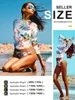 Women's Swimwear Oshoplive Clearance Sale Two Piece Sets Swimsuit Fashion Floral Print Bikini Bathing Summer Beach Wear Swimming Suit For