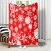 Blanket Flannel Blanket Christmas Home Decor Super Soft Throw for Sofa Chair Xmas Tree Snowflake Santa Claus Printed Comfort Bedspread 231120