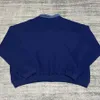 Vêtements de créateurs Sweats à capuche Rhude American Street Lettre Serviette Broderie Denim Col Splice Sweatshirt Hommes Femmes Loose Polo Sweatshirt Vente en gros