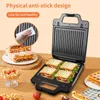 Bread Makers SK852 Professional Stainless Steel Waffle Maker - 3-in-1 Baker Sandwich And Steak Toastie Machine