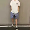 Дизайнерская одежда короткие повседневные rhude Summer New High Street Чистый хлопок Вышивка Шорты Капри мужчины женщины Свободный крой Стиль Бег фитнес