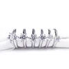 Cluster Rings Tianyu Gems Moissanite Solitaire Ring Silver Classic Jewelry Round Свадебная вечеринка бриллиантовая полоса 0,5/0,6/1/1,5/2/3CT для женщин