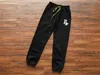 Calças masculinas bordadas R Star Sweatpants Homens Mulheres Melhor Qualidade 2023FW Calças de Cordão Calças T231121