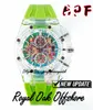 APF Factory Luxury Men's Watch Artist Jungle Color Changing Green Dragon 44mm. Sann funktion 3126 Integrerad mekanisk rörelse