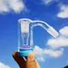 Einzigartige Bong 45 ° Glas Aschefänger Shisha 14 mm 45 Grad Außengelenk Schüssel Bubbler Bohrinsel Rauchpfeife Wasserpfeife Shisha Aufsatz Wasserbongs