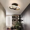 Tavan Işıkları Modern Led Lamba Yatak Odası Aydınlatma Oturma Odası Yuvarlak Kare Yaratıcı El Villa Başucu Duvar