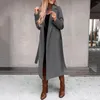 Giacche da donna Cappotto in lana sintetica Camicetta Giacca invernale da donna sottile con cappuccio 2x Autunno