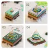 Andra hem Garden 3D -kalender Notepad Magic Christmas Tree Memo Pad 2024 Artistic Note Paper Cubes For Birthday Party Gift 231121