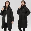 Women's Down Parkas Winter Jacka Women Parka Jackor Warm Long Hooded 2023 Kvinnans tjocka bomullsnökläder Rockar Puffer 231121