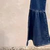 Pantalon Femme Femmes Blue Flare Jeans Automne 2023 Taille haute Mode Zipper Slim Dames Longues avec poches