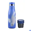 ウォーターボトルサーモクロミックボトル316ステンレス鋼BPA-医療グレードスーツセルフクリーニングサーモスER非毒性スポーツカップマグ2ドロップディルク