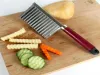 Keuken Groente Aardappel Wortel Chip Blade Frietjes Snijders Aardappeldeeg Golven Crinkle Slicer ZZ