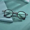 Zonnebrilmonturen Japanse handgemaakte titaniumacetaat brillen Vinatge ronde optische brilmontuur mannen vrouwen bijziendheid spektakel