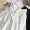 Gonne Coreano Retro Allentato Vita Alta Gonna Irregolare Donna Primavera Nero Bianco Midi Gotico Jupe Punk Streetwear Ragazze Lunghe