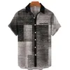 Men's Casual Shirts Button-Up Fashion T Shirt Oversized Vintage 3D Custom Short Sleeves Clothing 5xl 230421