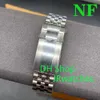 NF Clean Luxury Men GMT Watch Dual Time Zone ETA 2836 3186 3285 Automatisk mekanisk dykning vänsterhand Grön mode Vin röd sportklocka Ceramic Luminous 40mm Luxu