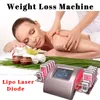Умный липо-лазерный диодный аппарат для похудения, массаж живота, липолазерное лечение, расслабление, облегчение боли, длина волны 650 нм, потеря веса