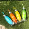 Becher 650 ml Infuser Wasserflasche Kunststoff Fruchtaufguss Kindergetränk Outdoor-Sportflasche Saft Zitrone Tragbarer Wasserkocher Z0420