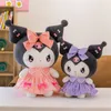 Śliczne różowe sukienki Melody Plush Toys Dolls Schamed Anime Birthday Prezenty domowe sypialnia dekoracja