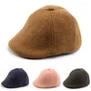 Bérets britannique hiver Sombrero Gorros enfants casquette Baret garçons filles bébé peintre Peaky Blinders Bere enfants béret 49-53cm