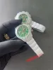 La montre 2023 mesure 40 mm. Équipée d'un mouvement 4130. Boîtier de montre tout en céramique. Bracelet de montre en verre saphir.