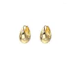 Boucles d'oreilles créoles 2023 femmes lumière luxe ensemble Zircon cercle goutte d'eau oreille anneau Vintage métal boucle cadeau