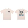Modne ubrania od projektantów Koszulki Koszulki z nowym nadrukiem Główna ulica Luźny oversize Męskie damskie Trend dla par Marka Rhude T-shirt z krótkim rękawem Topy Streetwear Hip hop