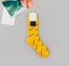 Роскошные мужчины Женщины Носки Дизайнерский чулок классическая буква БА удобные дышащие хлопок высококачественные модные носки