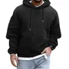 Sudaderas con Capucha para Hombre Sudadera con Capucha Ligera Gruesa y cálida con Capucha con cordón Bolsillo Parche Jersey de Punto Acogedor para Otoño Invierno Informal