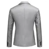 Abiti da uomo Abito da sposo da sposo Cappotto Elegante giacca slim fit Stile formale da lavoro con cardigan a bottone singolo risvoltato