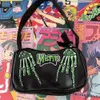 Kvällspåsar haex harajuku y2k axelväska femme punk street e girl bolso mujer mode lapptäcke estetiska kvinnors väska 2022 trend shoppare j230420