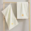 Serviette de bain pour enfants en bas âge, bébé, doux, mignon, dessin animé, confortable, coton absorbant l'eau, de haute qualité