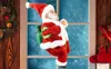 Поставки рождественских игрушек 9-дюймовая игрушка-веревка Санта-Клауса Рождественские украшения Подарок Электрическая лестница для скалолазания Кукла Санта-Клауса Игрушки с музыкой 231121
