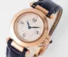 Top Stylish Quartz Watch Women Gold Silver Dial Sapphire Glass 30mm Cal.157 Classic Design Wristwatch Ladies Elegant Leather Strap Clock 1913