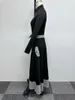 Arbeitskleider Herbst-Damenprodukte empfehlen langärmeligen, hochgeschlossenen Mode-Temperament-Nischen-Design-Langrock-Anzug