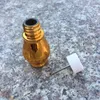 New Style Glass Smoking Stash Container Dabber Spoon Herb Tobacco Spice Miller Storage Bottle Seal Case Portable Waterproof Pill Tank Pocket Jar