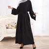 Etniska kläder set abaya 2 bit matchande muslim