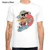 Hommes t-shirts drôle marque hommes été Skateboard squelette T-Shirt hommes mode nouveauté à manches courtes T-Shirt hauts vêtements