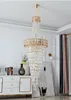 Chandeliers LED Pendant Lamp Crystal Staircase Simple Penthouse Living Room Luxury Villa Duplex Hall Light