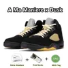 Noir Burgundy Olive Sail A Ma Maniere Dusk Dawn Midnight Navy Bury Lucky Green UNCQua Black Metallic Craft 5s Men for Men 40-47