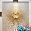 Wall Clocks Design Metal Digital Clock Quartz Quiet Gold Art Classic Luxury Fun Reloj De Pared Room Decorarion GXR35XP