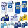 Moive High School 23 Michael Laney Jerseys Men Basketball All American Laneyhs Remix Breseable Team White Away Pure Cotton for SportファンHiphop Uniorm