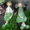 Garden Decorations American Country Resin Hanging Feet Couple Doll Decoration Outdoor Garden Lawn Figurines Ornaments Courtyard Villa Sculpture Art 231120